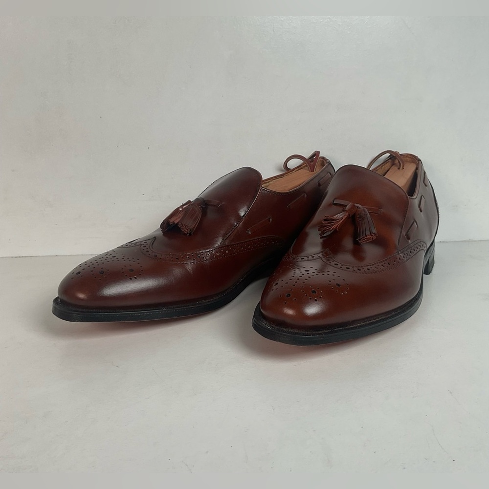 Vintage Hanover Brown Tassel Loafers 11.5 D USA Made